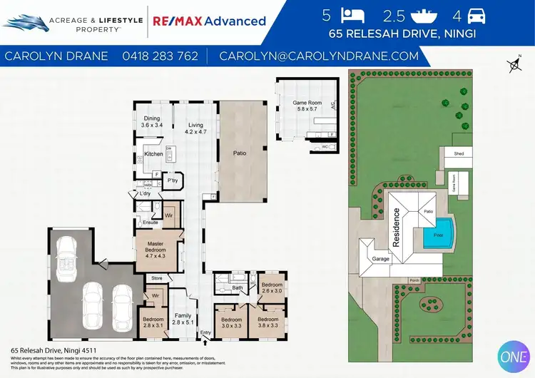 Floorplan of Homely house listing, 65 Relesah Drive, Ningi QLD 4511
