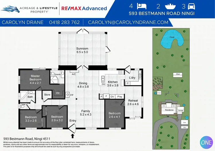 Floorplan of Homely rural property listing, 593 Bestmann Road, Ningi QLD 4511