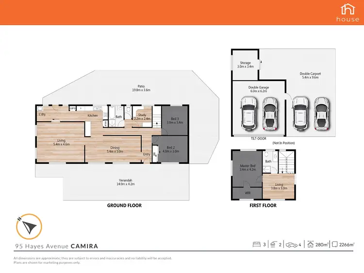 Floorplan of Homely house listing, 95 Hayes Avenue, Camira QLD 4300