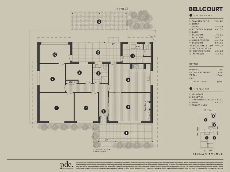 Floorplan of Homely house listing, 45A Kidman Avenue, South Guildford WA 6055