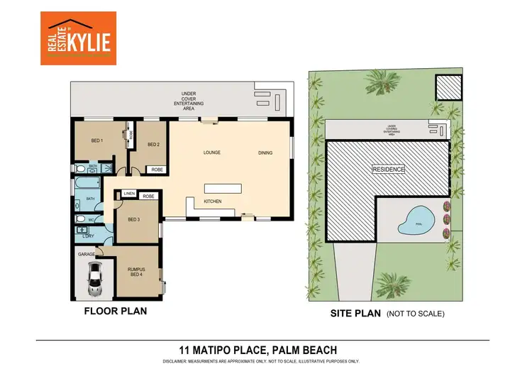 Floorplan of Homely house listing, 11 Matipo Place, Palm Beach QLD 4221