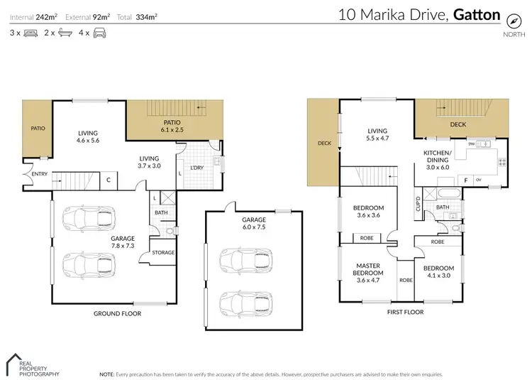 Floorplan of Homely house listing, 10 Marika Drive, Gatton QLD 4343