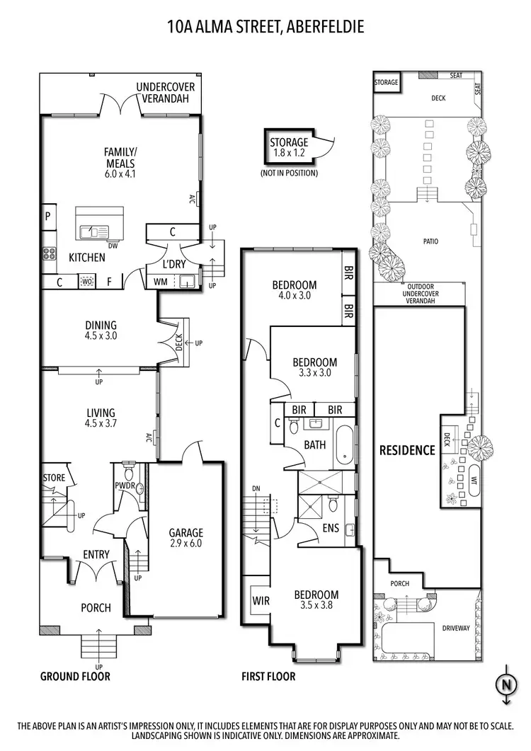 Floorplan of Homely house listing, 10A Alma Street, Aberfeldie VIC 3040