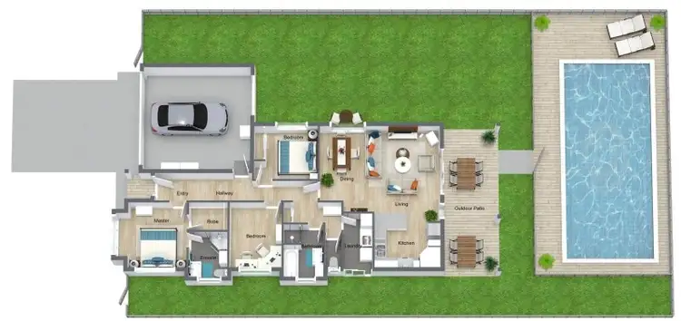 Floorplan of Homely house listing, 17 Lorne Loop, Kewarra Beach QLD 4879