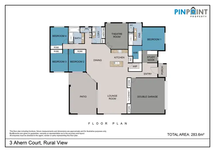 Floorplan of Homely house listing, 3 Ahern Court, Rural View QLD 4740