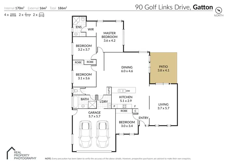 Floorplan of Homely house listing, 90 Golf Links Drive, Gatton QLD 4343