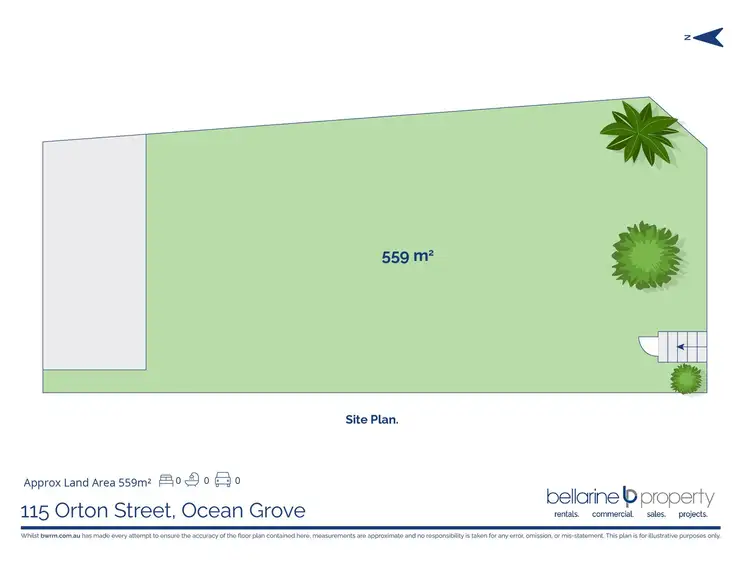 Floorplan of Homely land listing, 115 Orton Street, Ocean Grove VIC 3226
