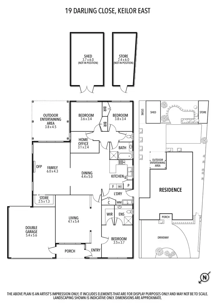 Floorplan of Homely house listing, 19 Darling Close, Keilor East VIC 3033