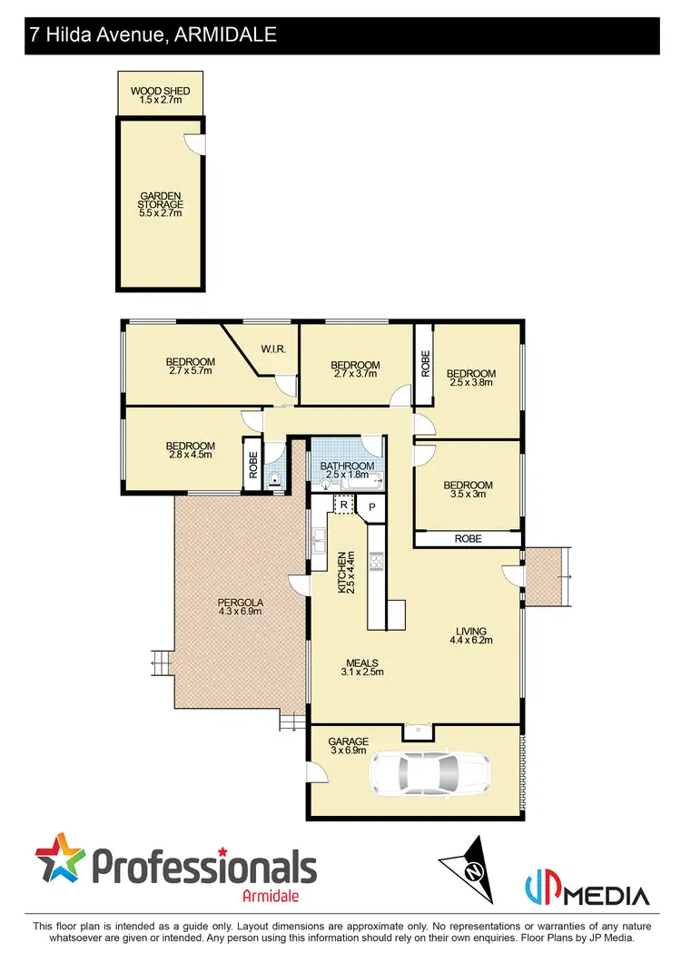 Floorplan of Homely house listing, 7 Hilda Avenue, Armidale NSW 2350