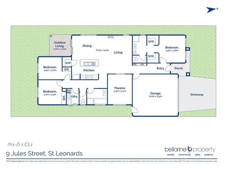 Floorplan of Homely house listing, 9 Jules Street, St Leonards VIC 3223