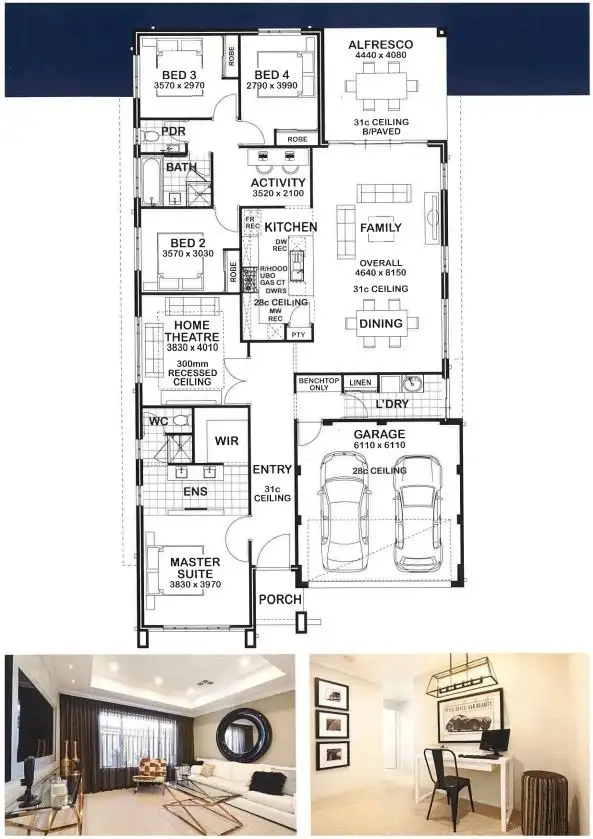 Floorplan of Homely house listing, 19 Silas Parade, Alkimos WA 6038