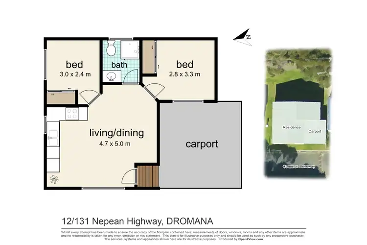 Floorplan of Homely unit listing, 12/131 Nepean Highway, Dromana VIC 3936