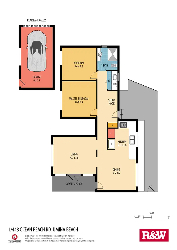 Floorplan of Homely unit listing, 1/448 Ocean Beach Road, Umina Beach NSW 2257