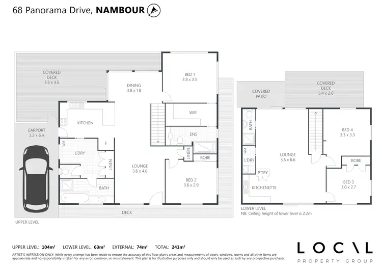 Floorplan of Homely house listing, 68 Panorama Drive, Nambour QLD 4560