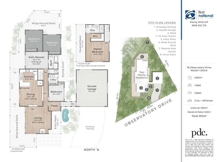 Floorplan of Homely house listing, 18 Observatory Drive, Reedy Creek QLD 4227