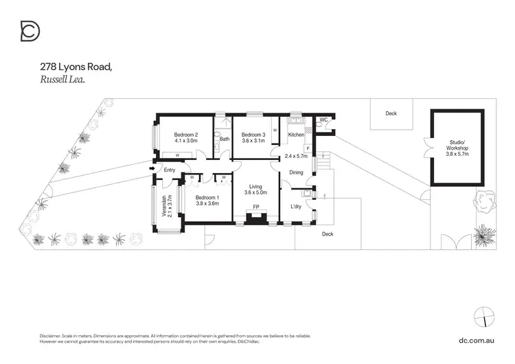 Floorplan of Homely house listing, 278 Lyons Road, Russell Lea NSW 2046