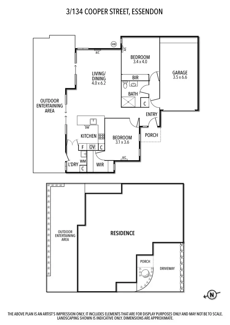 Floorplan of Homely unit listing, 3/134 Cooper Street, Essendon VIC 3040
