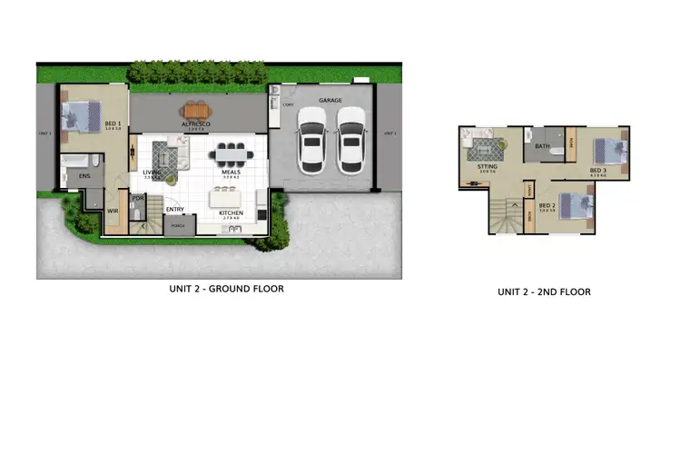 Floorplan of Homely townhouse listing, 2/2 Webb Road, Booker Bay NSW 2257