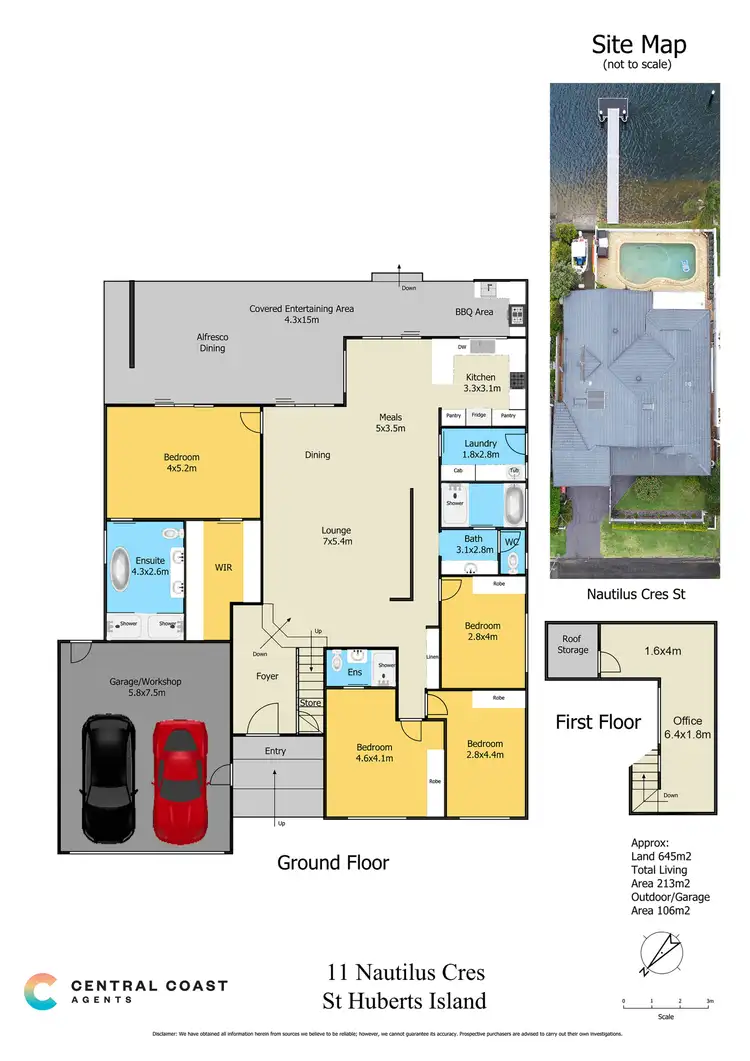 Floorplan of Homely house listing, 11 Nautilus Crescent, St Huberts Island NSW 2257