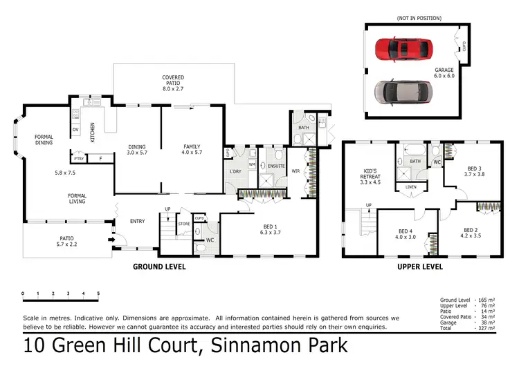 Floorplan of Homely house listing, 10 Green Hill Court, Sinnamon Park QLD 4073
