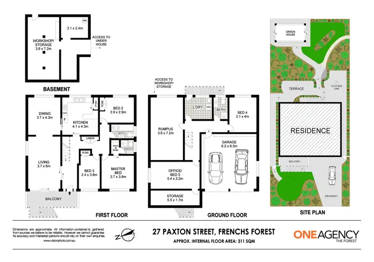 Floorplan of Homely house listing, 27 Paxton Street, Frenchs Forest NSW 2086