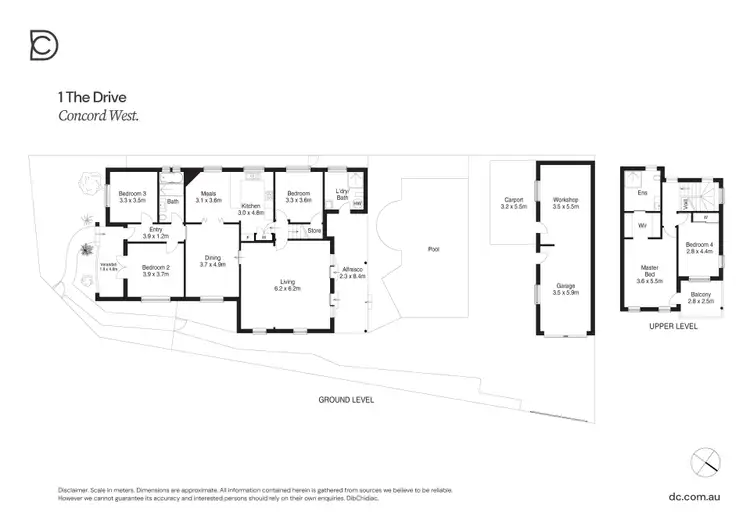 Floorplan of Homely house listing, 1 The Drive, Concord West NSW 2138