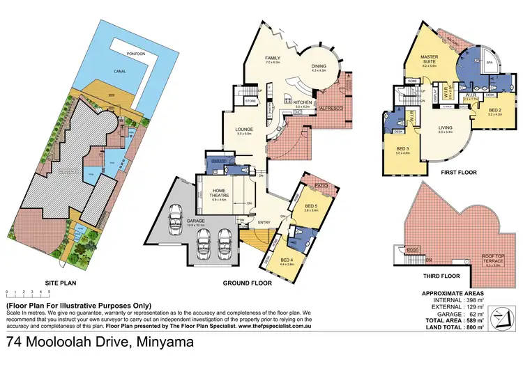Floorplan of Homely house listing, 74 Mooloolah Drive, Minyama QLD 4575