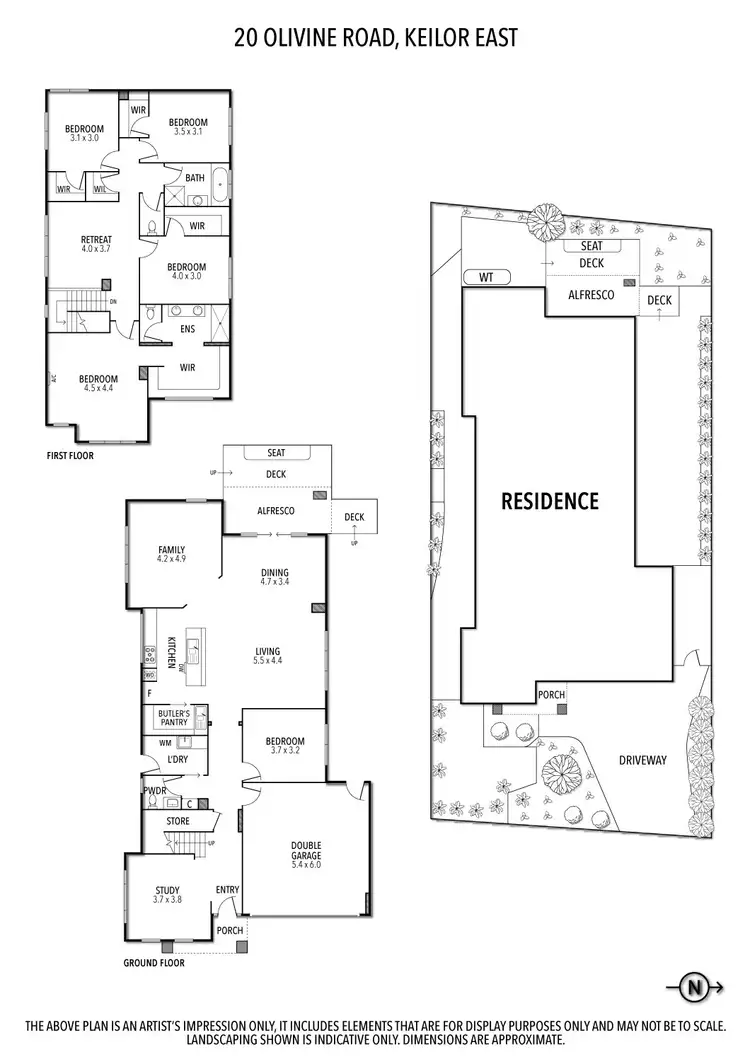 Floorplan of Homely house listing, 20 Olivine Road, Keilor East VIC 3033