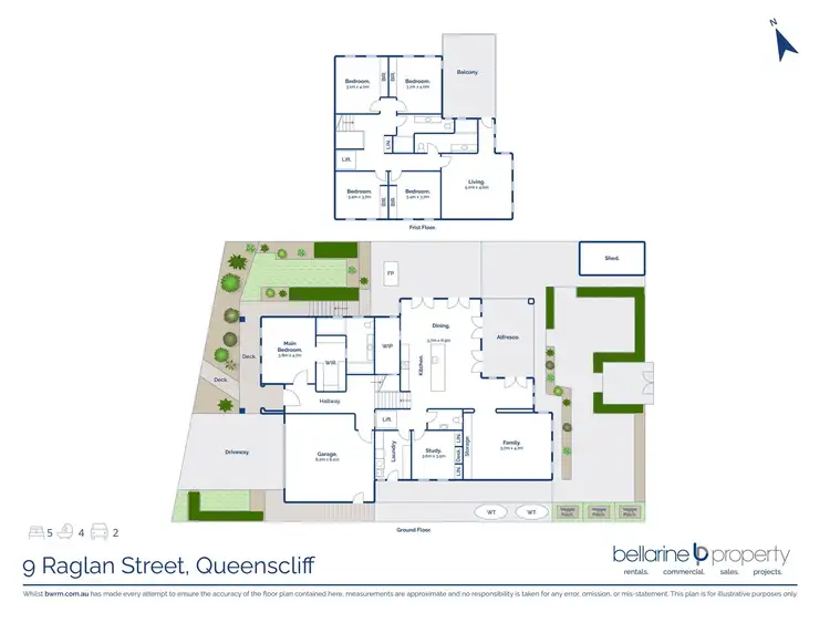 Floorplan of Homely house listing, 9 Raglan Street, Queenscliff VIC 3225