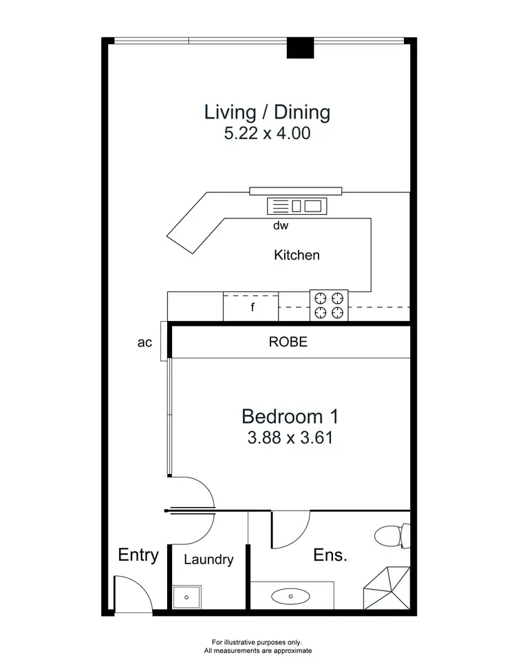 Floorplan of Homely apartment listing, 204/191 Greenhill Road, Parkside SA 5063