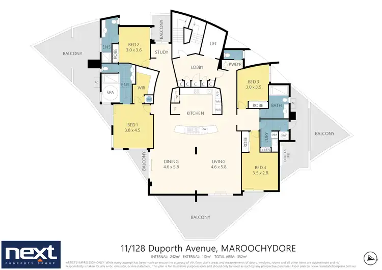 Floorplan of Homely apartment listing, 11/128 Duporth Avenue, Maroochydore QLD 4558