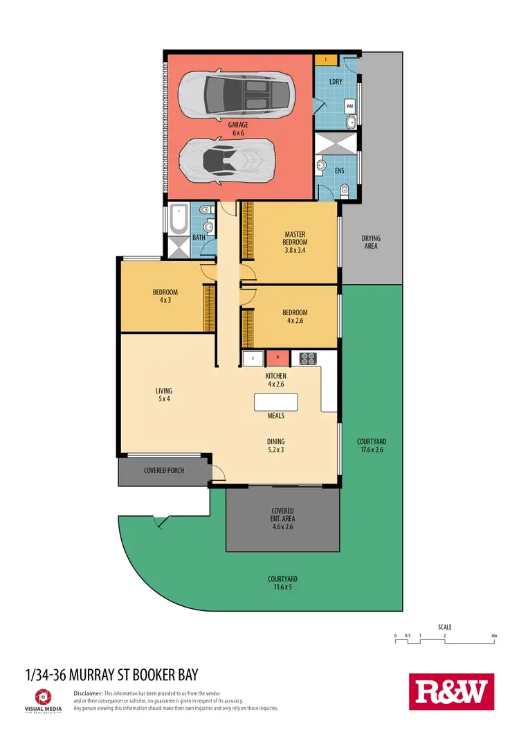 Floorplan of Homely villa listing, 1/34-36 Murray Street, Booker Bay NSW 2257