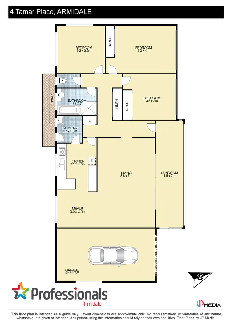 Floorplan of Homely house listing, 4 Tamar Place, Armidale NSW 2350
