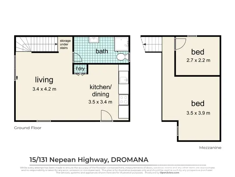 Floorplan of Homely townhouse listing, 15/131 Nepean Highway, Dromana VIC 3936