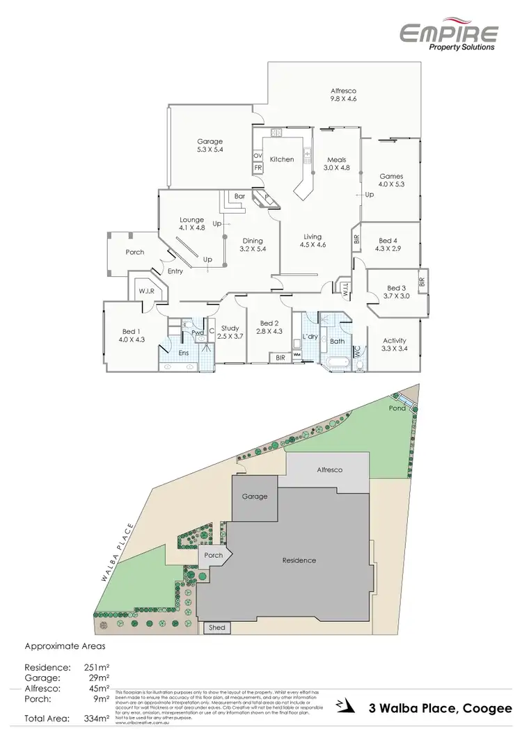 Floorplan of Homely house listing, 3 Walba Place, Coogee WA 6166