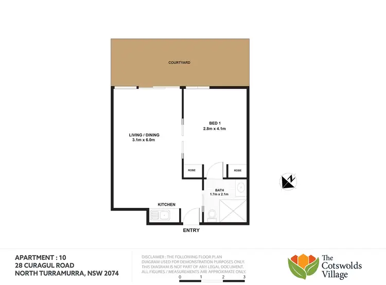 Floorplan of Homely apartment listing, A10/28 Curagul Rd, North Turramurra NSW 2074