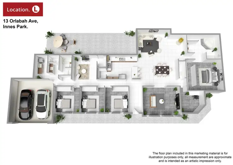 Floorplan of Homely house listing, 13 Orlabah Avenue, Innes Park QLD 4670