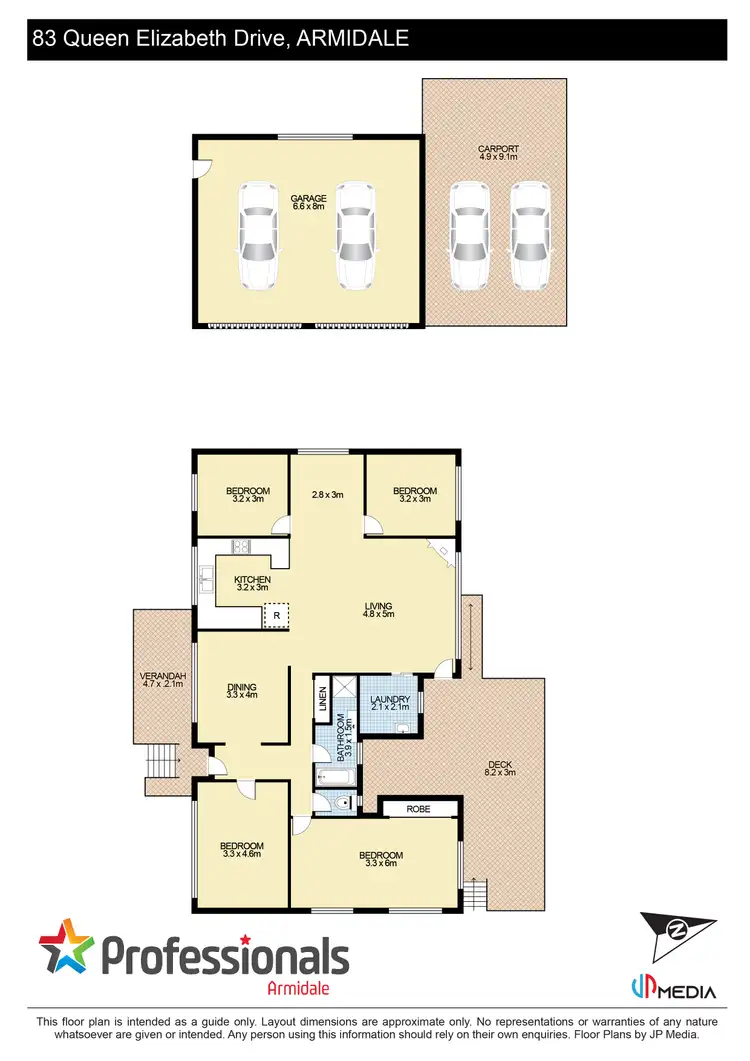 Floorplan of Homely house listing, 83 Queen Elizabeth Drive, Armidale NSW 2350