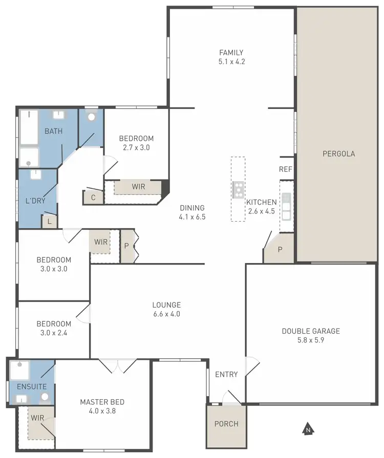 Floorplan of Homely house listing, 27 Paringa Way, Burnside VIC 3023