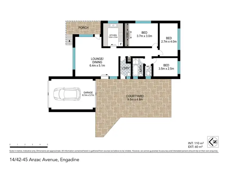 Floorplan of Homely villa listing, 14/42-46 Anzac Avenue, Engadine NSW 2233