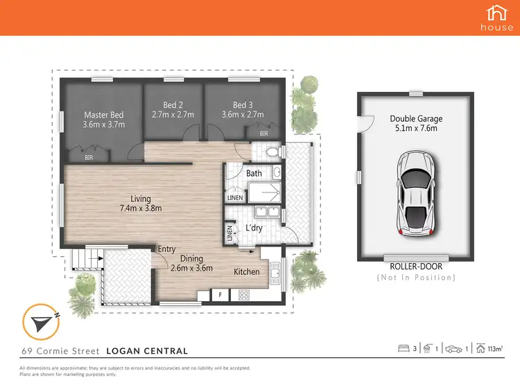 Floorplan of Homely house listing, 69 Cormie Street, Logan Central QLD 4114