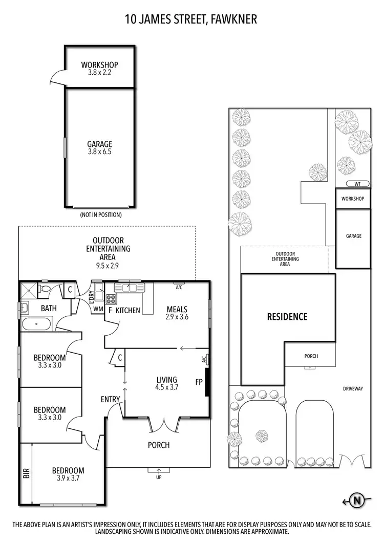 Floorplan of Homely house listing, 10 James Street, Fawkner VIC 3060