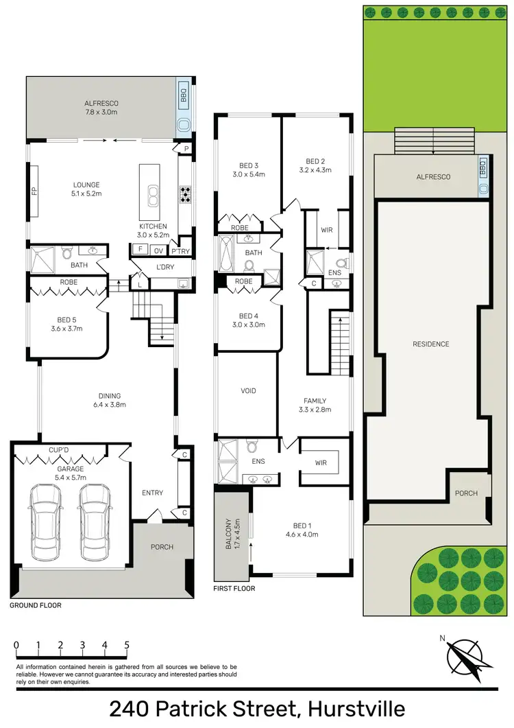 Floorplan of Homely house listing, 240 Patrick Street, Hurstville NSW 2220
