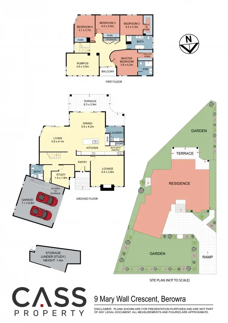Floorplan of Homely house listing, 9 Mary Wall Crescent, Berowra NSW 2081