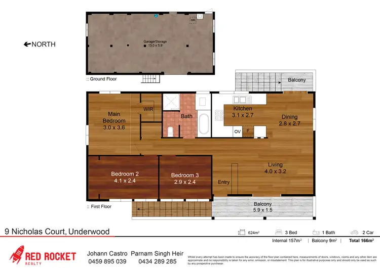 Floorplan of Homely house listing, 9 Nicholas Court, Underwood QLD 4119