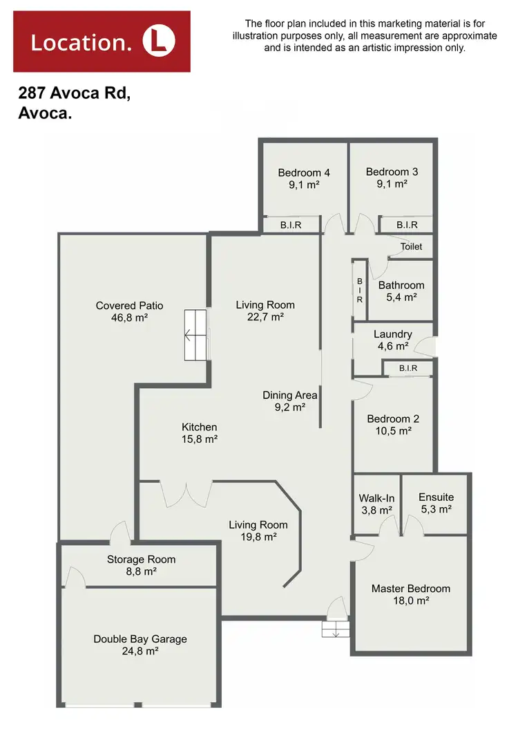 Floorplan of Homely house listing, 287 Avoca Road, Avoca QLD 4670