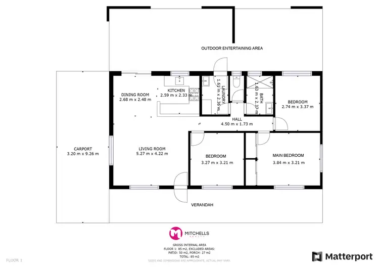 Floorplan of Homely house listing, 16 Vanda Street, Urangan QLD 4655