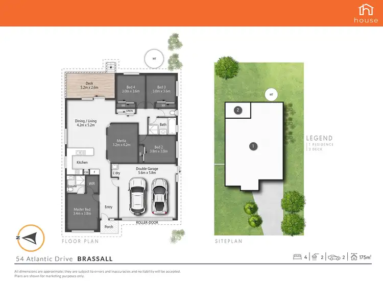 Floorplan of Homely house listing, 54 Atlantic Drive, Brassall QLD 4305