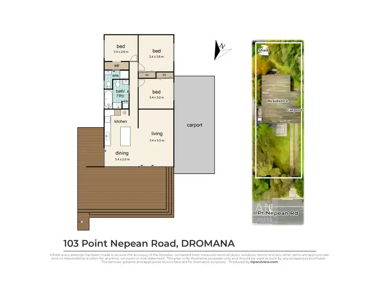 Floorplan of Homely house listing, 103 Point Nepean Road, Dromana VIC 3936