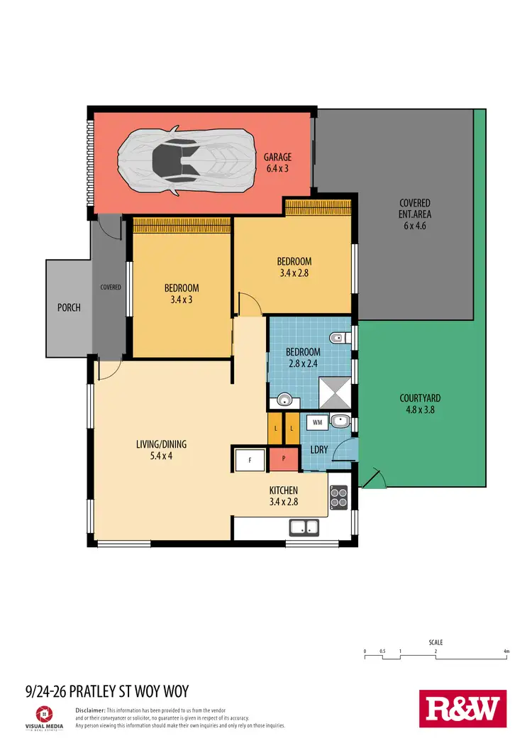 Floorplan of Homely villa listing, 9/24-26 Pratley Street, Woy Woy NSW 2256